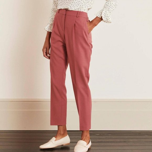 Boden Pants - Boden Birdport Straight Leg Pants Trousers Dusty Rose